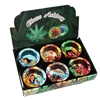 Glass Ashtray with Art Work (Large) (6ct)