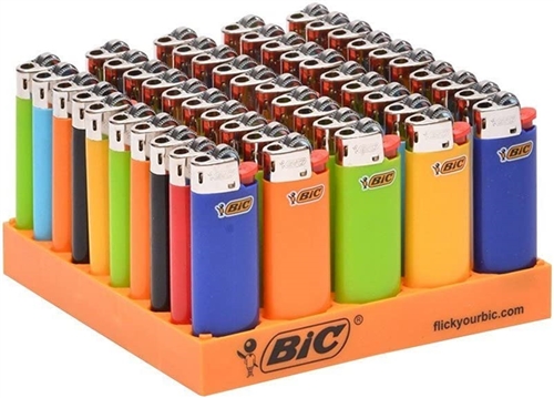 BIC (MINI) Disposable Lighters.  Display/50