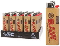 BIC Raw Classic Disposable Lighters.  Display/50
