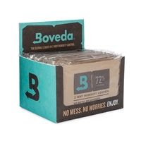 BOVEDA - 60G 72% RH HUMIDITY CONTROL - 12/COUNT RETAIL BOX (For Cigars)