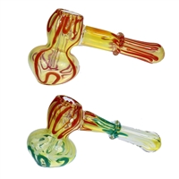 Glass Hammer Bubbler 5'' - Assorted