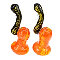 Glass Sherlock Bubbler 5'' - Assorted