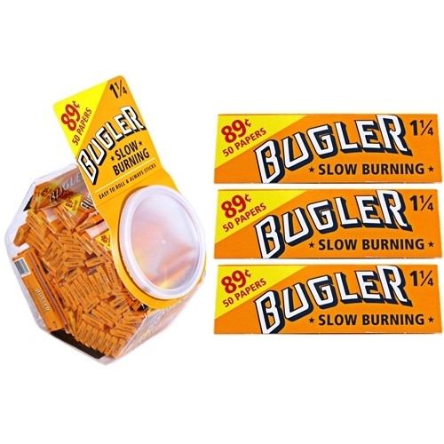 Bugler Orange Pre-Priced Rolling Papers, 75 ct