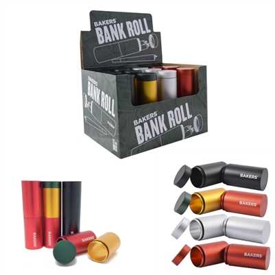 Bakers - Bank Roll 3 Piece Storage Tube (DISPLAY OF 12)