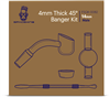 Space King 4mm Thick Banger Kit (45 Degrees) - 14mm
