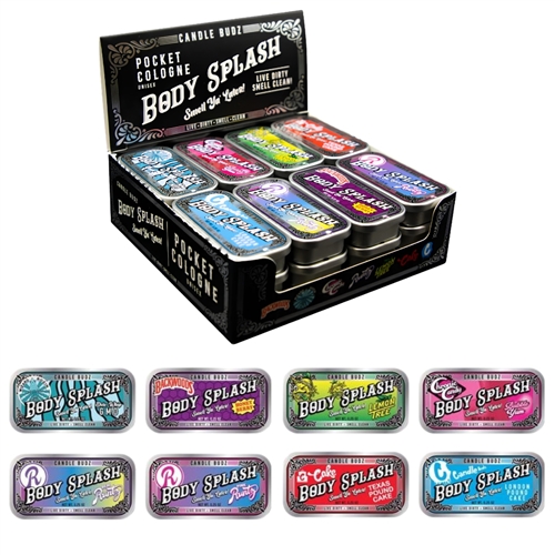 Candle Budz x Body Splash Pocket Cologne â€“ 24 Count Display