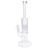 C-DH12   Clear Waterpipe with Tree Perc 14"