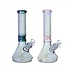 C1522   Crystal Glass 14'' Beaker Waterpipe