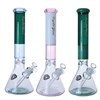 C2555   Crystal Glass 14'' Beaker Waterpipe