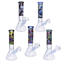 C4114  Beaker Themed Waterpipe 9.5'' (5pk)