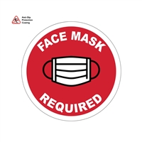 PPE Floor Sign 13''  "FACE MASK REQUIRED"