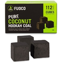 Fumari Fuoco Coconut Charcoal.  112 Cubes per box. (1 KILO)