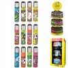 CLIPPER Lighter 3-Tier Display Animal 144ct + 12 Free  (156 Lighters)