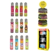 CLIPPER Lighter 3-Tier Display Food 144ct + 12 Free  (156 Lighters)