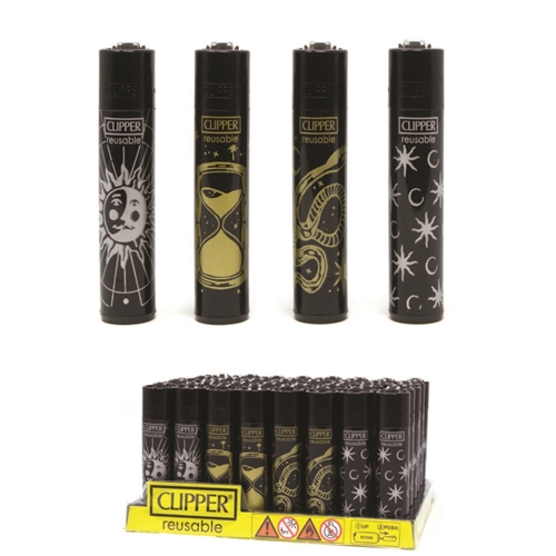 Clipper Lighters Hippie-10 Display-48