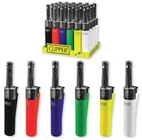 Clipper Electronic Mini Tube Lighters (24 Count)
