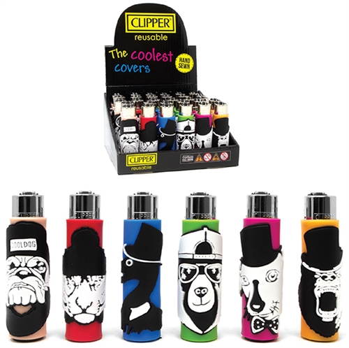 Clipper Lighters - Pop Animal 1 Cover Design (30/Display)