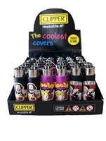 Clipper Lighters - Pop Jay and Silent Cover Design (30/Display)