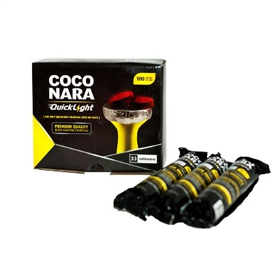 Cocoa Quick-light Charcoal.  33mm Box/10