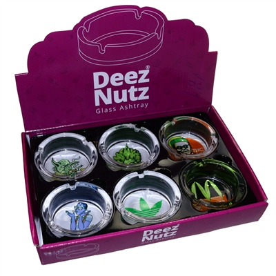 Deez Nutz Glass Ashtray Style 181
