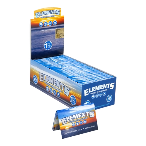 Element Ultra Rice Papers 1Â½ size. Box-25