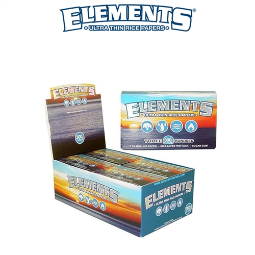 Elements - Rice - 300â€™s - 1Â¼  Size Rolling Paper