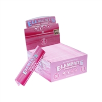 Elements - Rice - PINK King Size Paper Rolling Paper