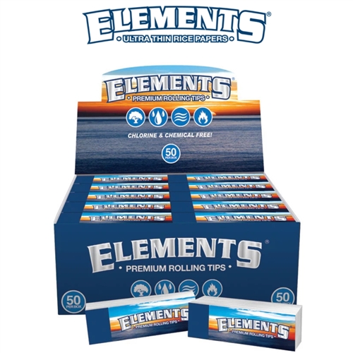 Elements - Roll Up Tips - Non-Perforated Box-50