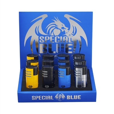 Special Blue TRIPLE SHOT Torch - 12ct