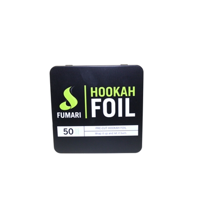 Fumari Brand Pre-cut Hookah Foil (50 sheets) Display of 10