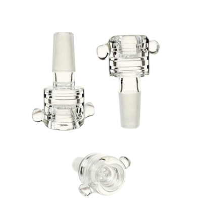 Clear Cylinder Shape Bowl + Built in Screen 14mm