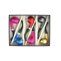 â€‹Elegant Nirvana Wood Look Pipe - Neon Colors (6ct)