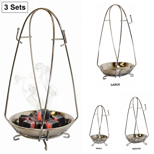 Hookah Charcoal Carrier Basket (Coal Holder) - Set of 3