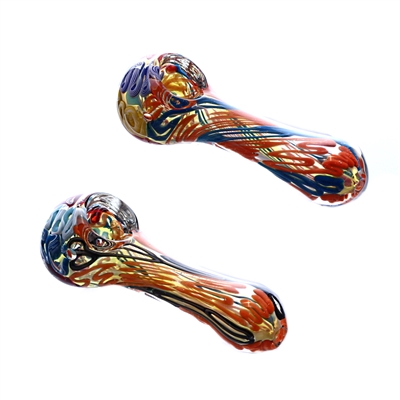 4'' Heavy Color Inside-out Hand Pipe