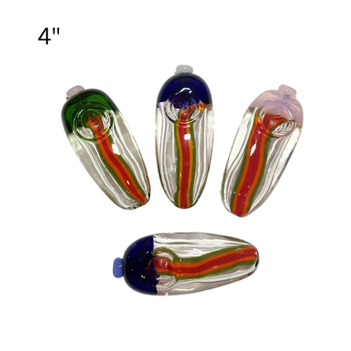 4" Glass Hand Pipe