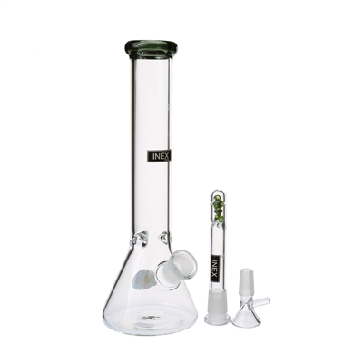 INEX-Beaker-10      INEX 10" Beaker Waterpipe with Diamond Downstem