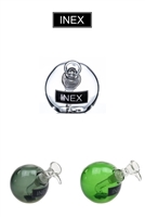 INEX-SnowBall-Color    INEX Brand SNOWBALL Mini Bubbler Water Pipe