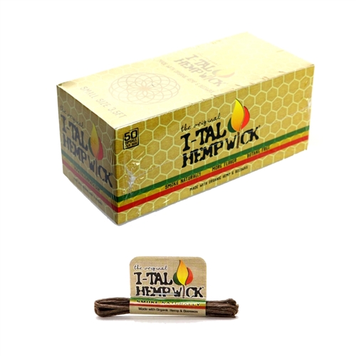 ITAL 3.5ft Small Size Hemp Wick  Box/50