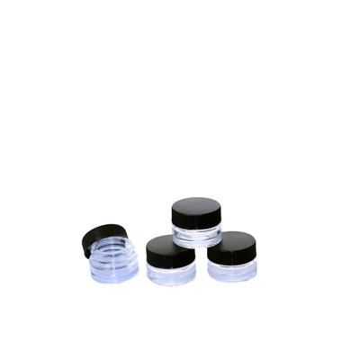 5ml Black Cap Glass Concentrate Container