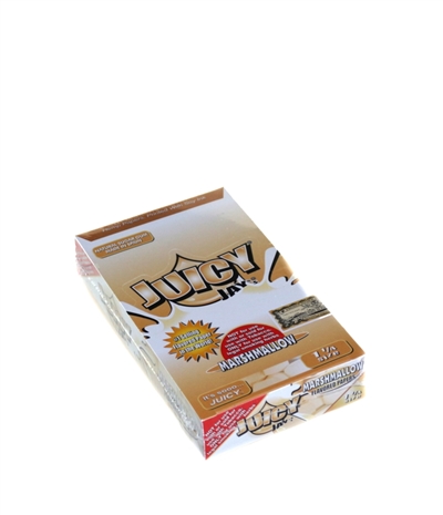 Juicy jays  Marshmallow Flavored Rolling Papers 1Â¼ Box-24