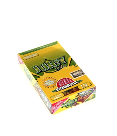 Juicy jays Pineapple Flavored Rolling Papers 1Â¼ Box-24
