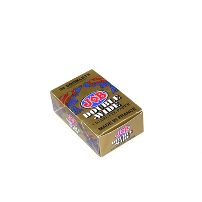 Job Gold Rolling Paper Double Wide.    Box-24