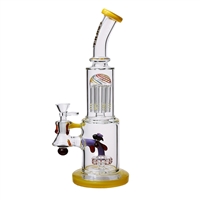 VAULT Glass 11.5'' Water Pipe 8 Arm Perc