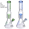 KGW-104   KOOS Glass 7MM Beaker Welded 10 Arms Perc 15"