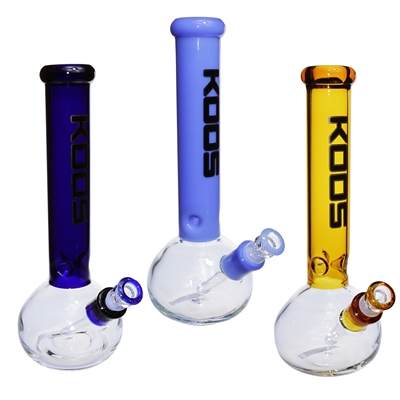 KGW-160    KOOS Glass Heavy Bubble Base  Waterpipe 14''