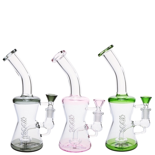 Koos Glass Water Pipe With Down Stem