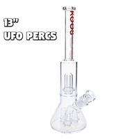 KGW-24   KOOS Glass Beaker Water Pipe  UFO Percs 13''