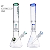 KGW-31    KOOS Glass Beaker Water Pipe With Showerhead  Perc 16"