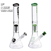 KGW-44    KOOS Glass Beaker Water Pipe With 8 Arms Perc 16"
