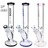KGW-87   KOOS Glass 9mm Straight Tube Water Pipe  14"